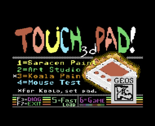 Commodore Mouse 1351, KOALA PAD!