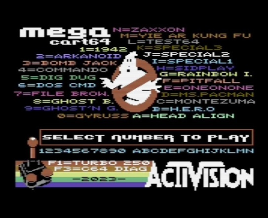 Commodore MegaCart 1 GAMES CART Commodore