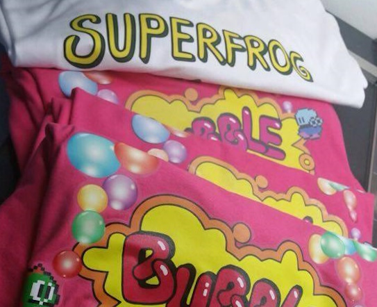 T-Shirt Commodore BUBBLE BOBBLE!